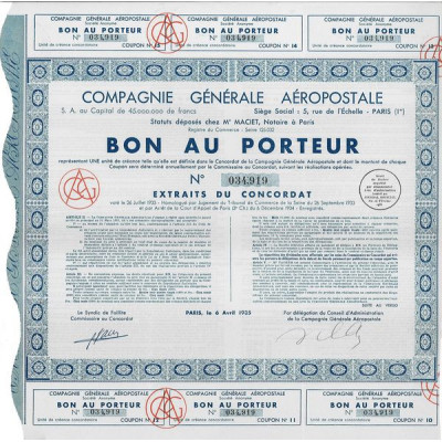 Cie Gale Aéropostale (Bon)
