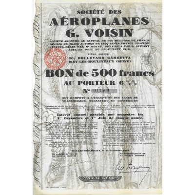 Sté des Aéroplanes G. Voisin