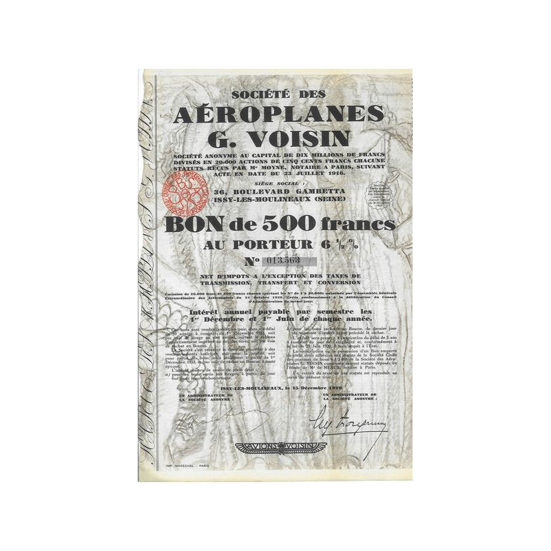 Sté des Aéroplanes G. Voisin