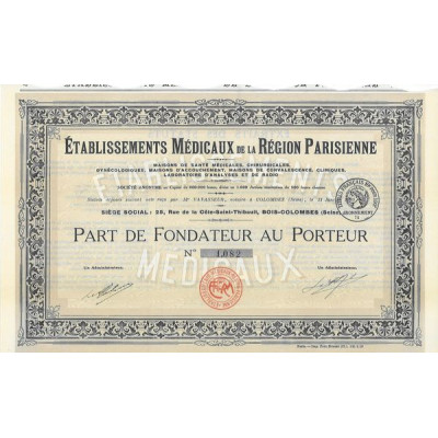 Ets Médicaux de la Région Parisienne