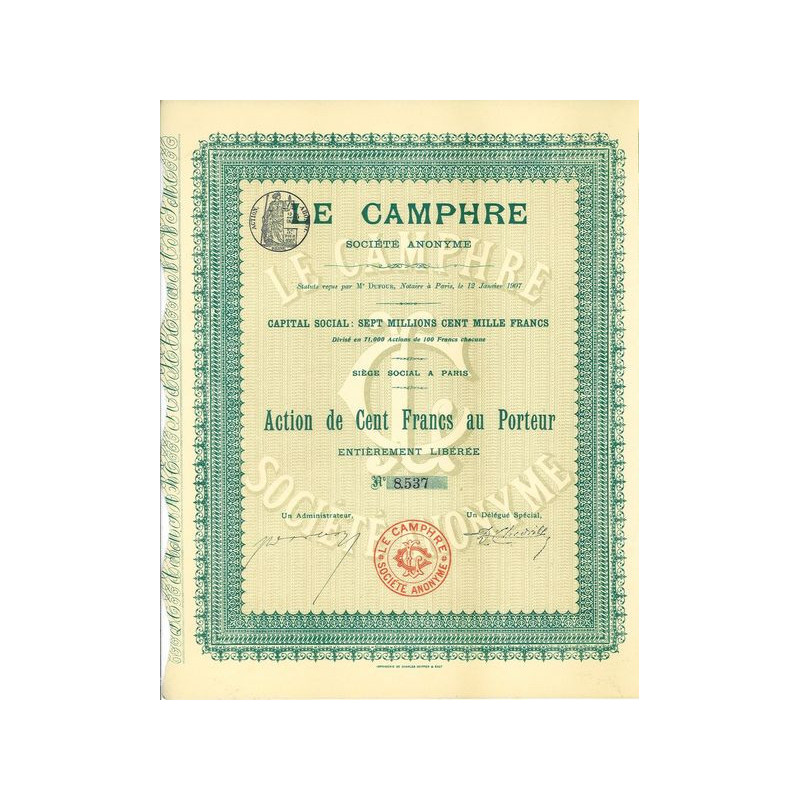 Le Camphre (Act 100 F)