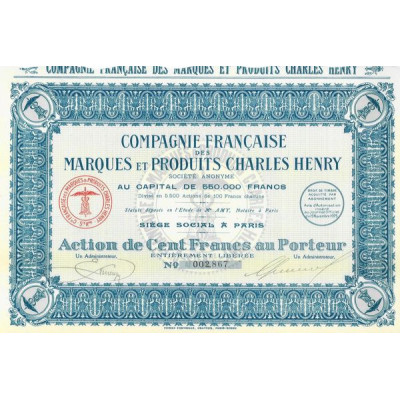 Cie Française des Marques et Produits Charles Henry (Act)