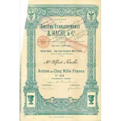 Sté des Anc Ets A. Hache & Cie