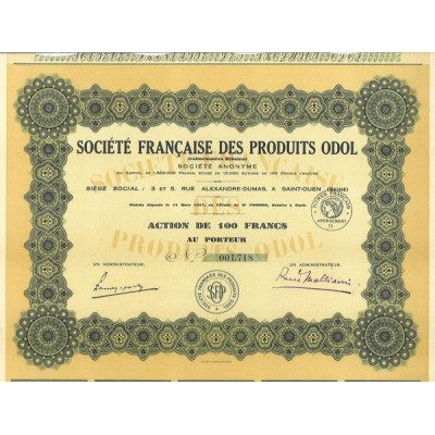 Sté Française des Produits Odol