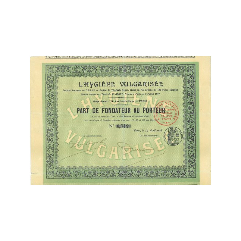 L'Hygiène Vulgarisée (PF)