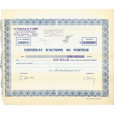 Les Produits du Dr Arion