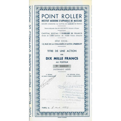 Point Roller - Institut Moderne d'Appareils de Massage