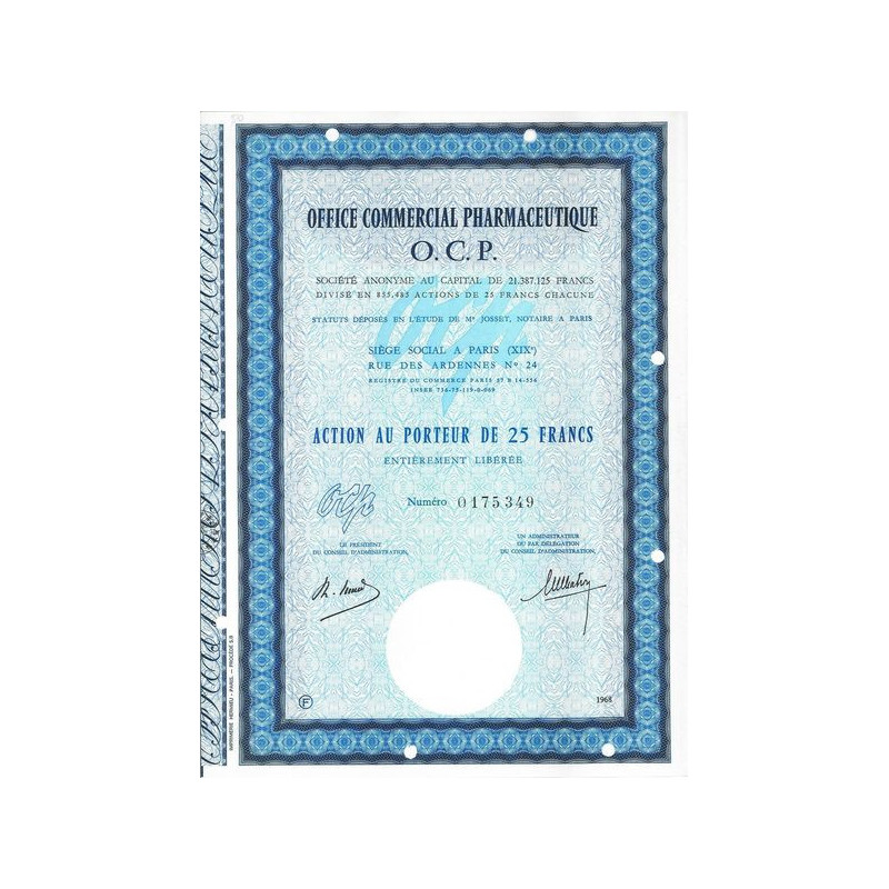 Office Commercial Pharmaceutique O.C.P.