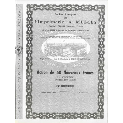 S.A. de l'Imprimerie A. Mulcey (Act 50 NF)
