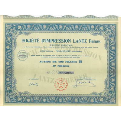 Sté d'Impression Lantz Frères