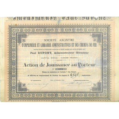 S.A. d'Imprimerie et Librairie Administratives et des Chemins de Fer (Jouis)