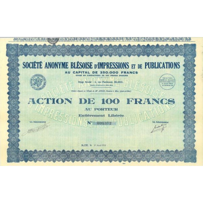 S.A. Blésoise d'Impressions et de Publications