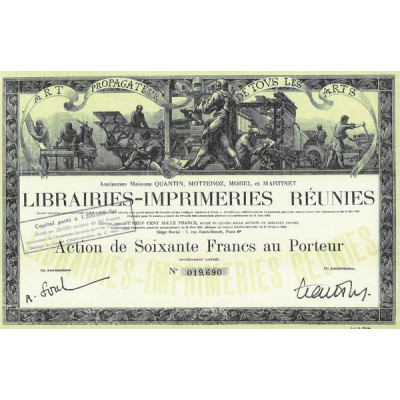 Anc Maisons Quantin. Motteroz. Morel et Martinet - Librairies-Imprimeries Réunies