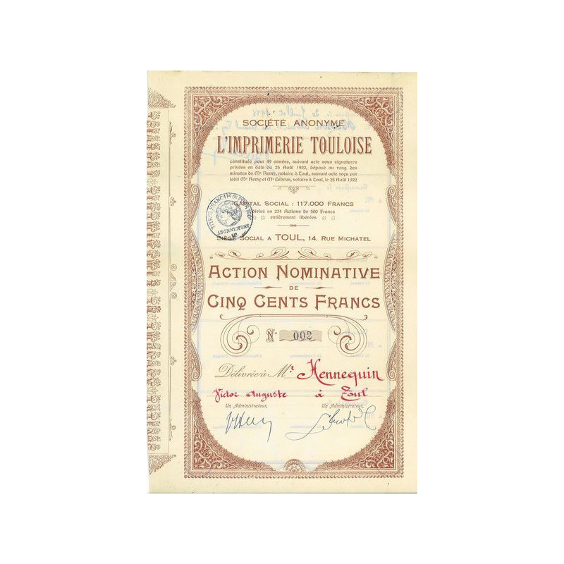 S.A. L'Imprimerie Touloise