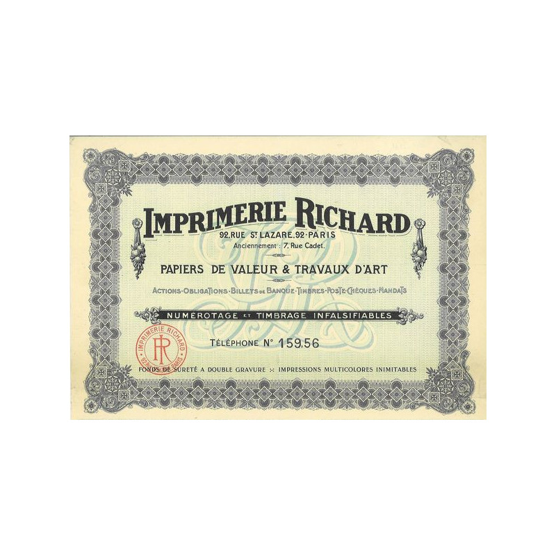 Imprimerie Richard - Specimen 2