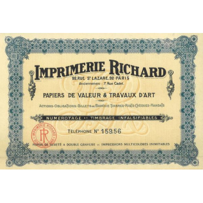 Imprimerie Richard - Specimen 3