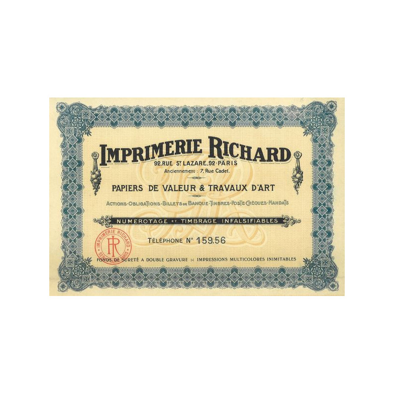 Imprimerie Richard - Specimen 3