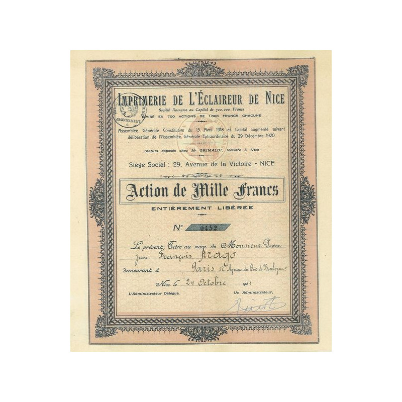 Imprimerie de l'Eclaireur de Nice