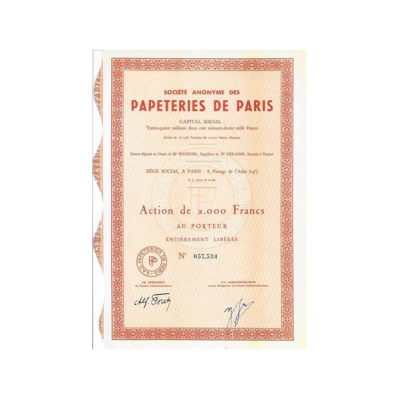 S.A. des Papeteries de Paris