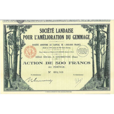 Sté Landaise pour l'Amélioration du Gemmage