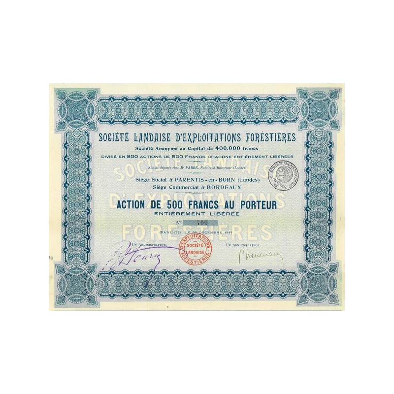 Sté Landaise d'Exploitations Forestières