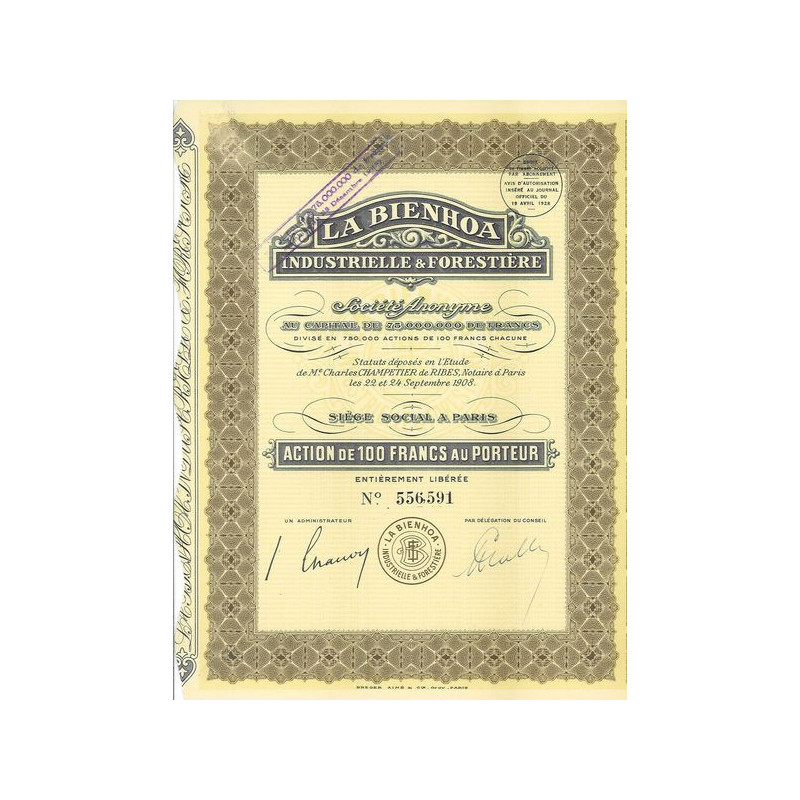 Le Bienhoa - Industrielle & Forestière