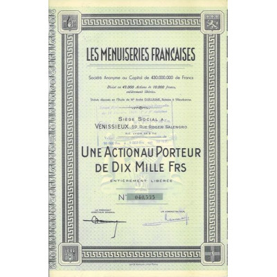 Les Menuiseries Françaises