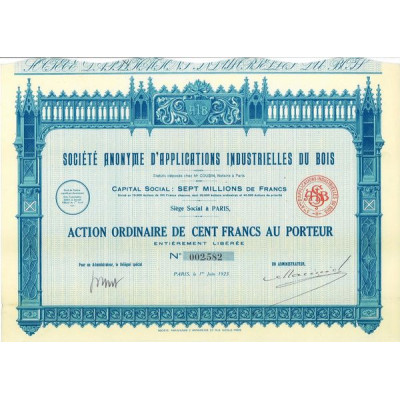 S.A. d'Applications Industrielles du Bois (Act O)