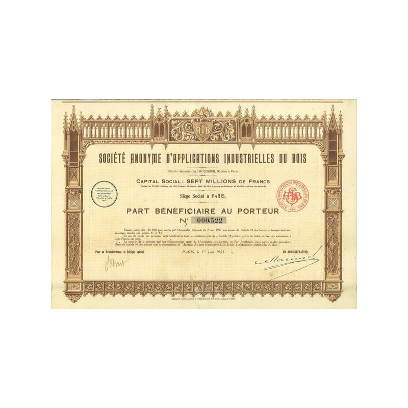 S.A. d'Applications Industrielles du Bois (PB)