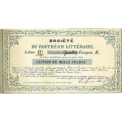 Sté du Panthéon Littéraire