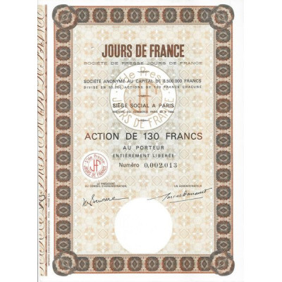 Jours de France - Sté de Presse