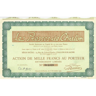 Les Presses de Chalon