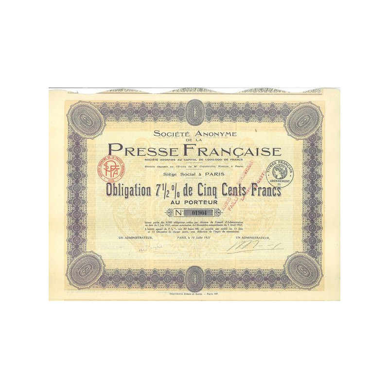 S.A. de La Presse Française