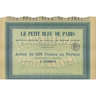 Le Petit Bleu de Paris