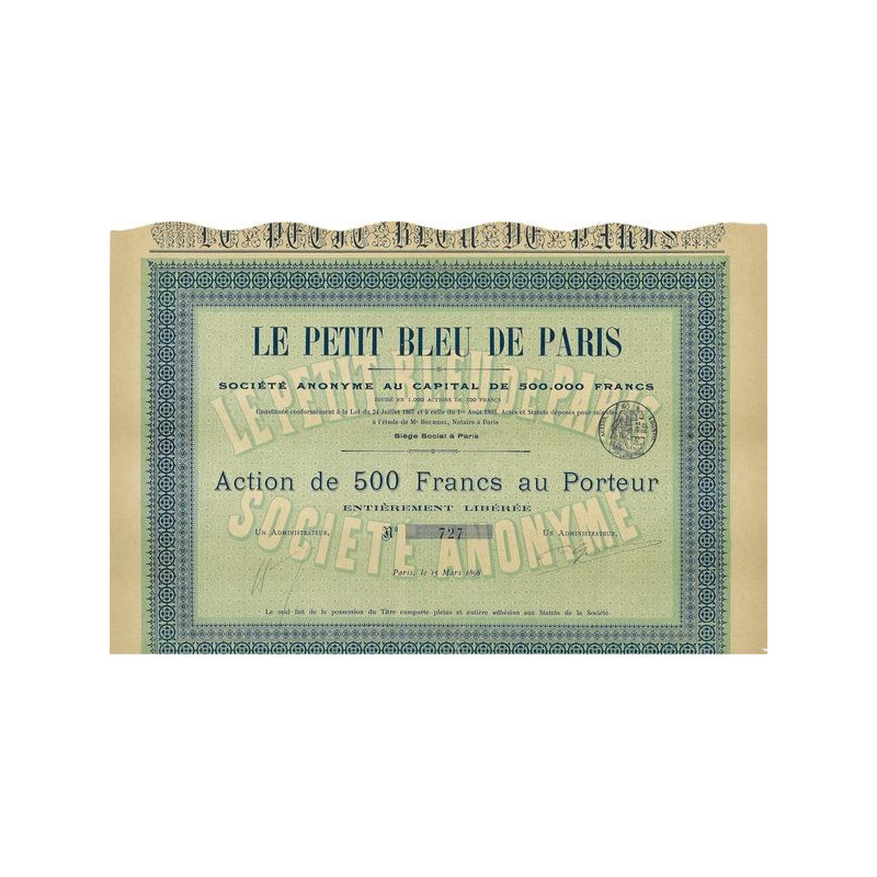 Le Petit Bleu de Paris