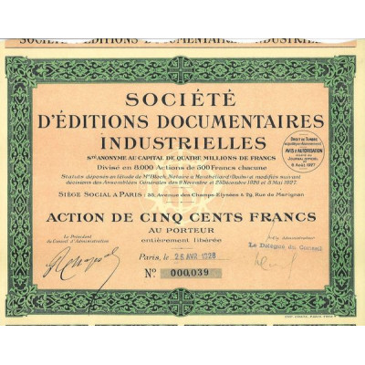 Sté d'Editions Documentaires Industrielles