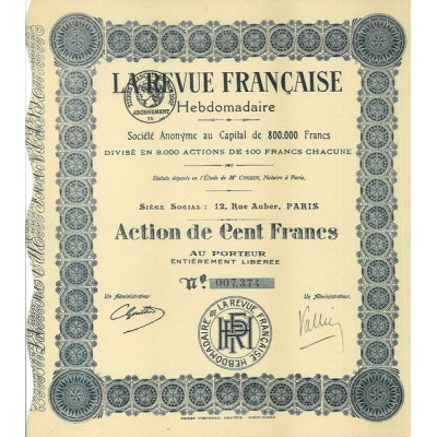 La Revue Française Hebdomadaire