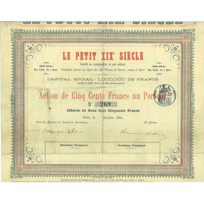 Le Petit XIXè Siècle