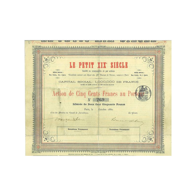 Le Petit XIXè Siècle