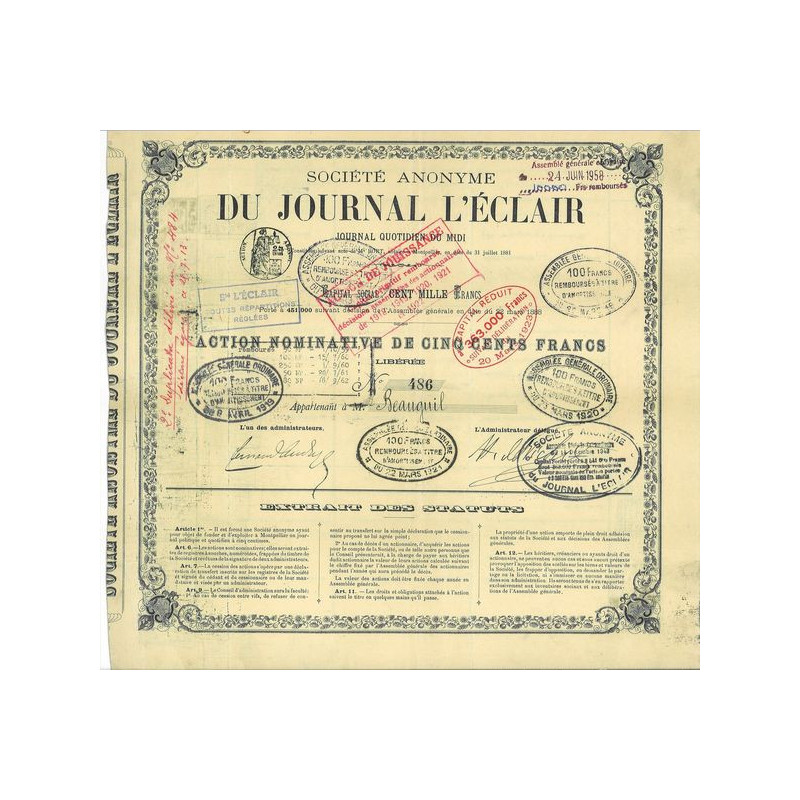 S.A. du Journal l'Eclair