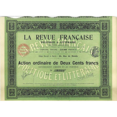 La Revue Française Politique & Littéraire
