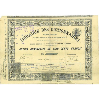 Librairie des Dictionnaires