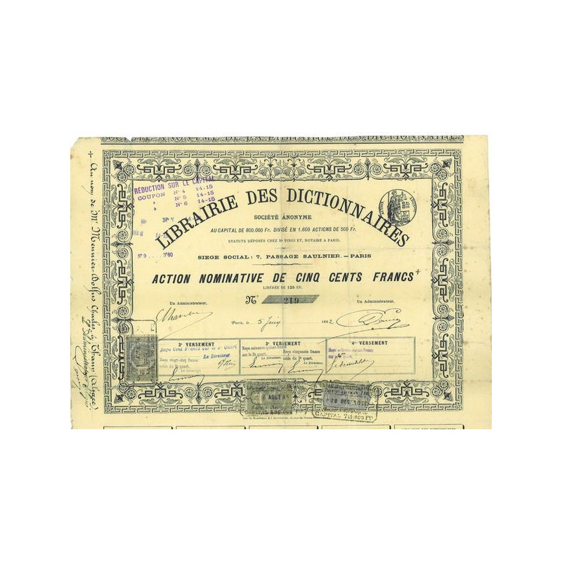 Librairie des Dictionnaires