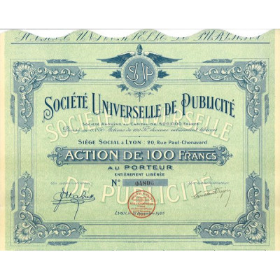 Sté Universelle de Publicité