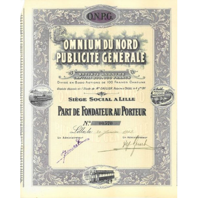 Omnium du Nord Publicité Générale