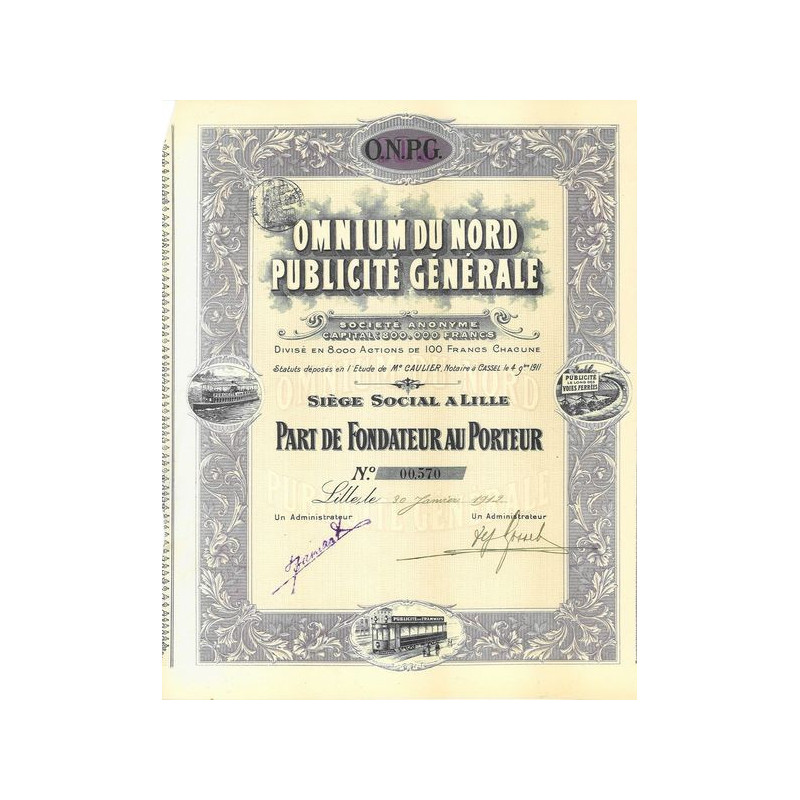 Omnium du Nord Publicité Générale