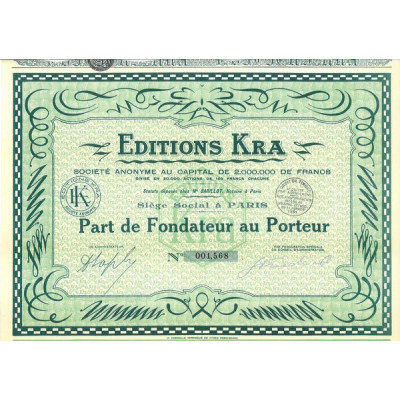Editions Kra