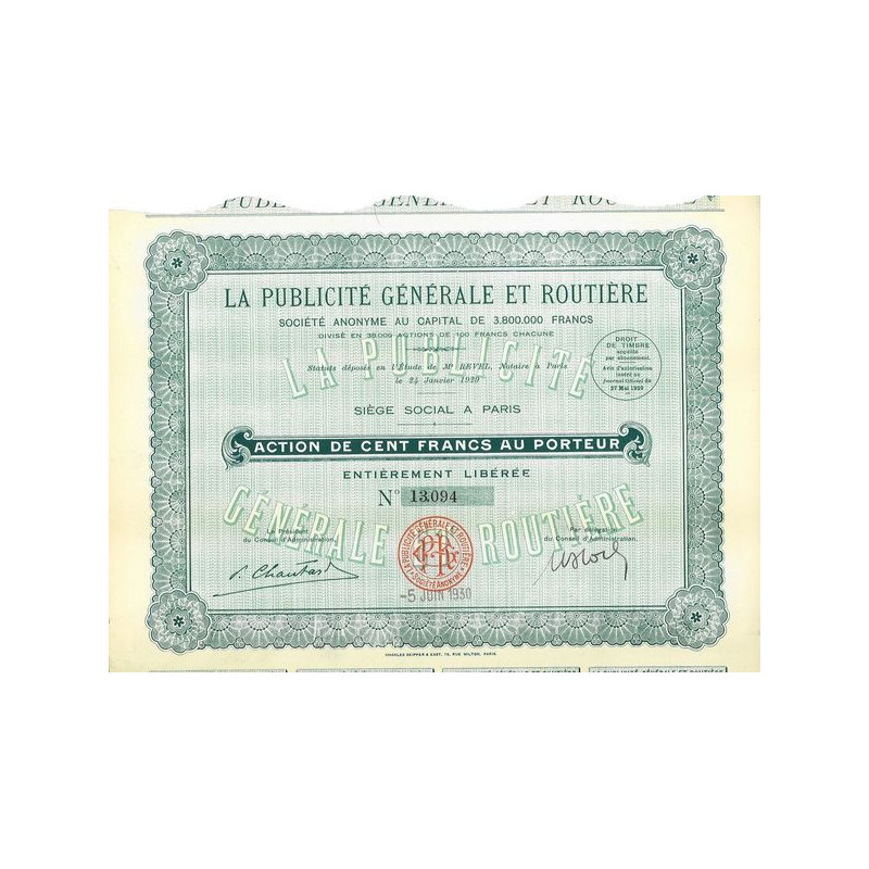 La Publicité Générale et Routière