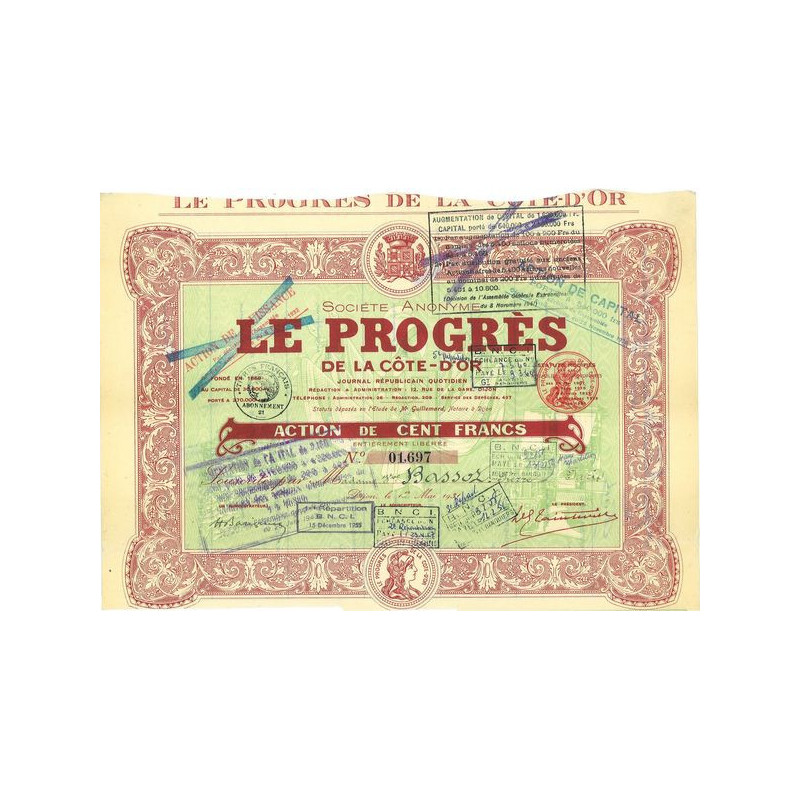 S.A. le Progrès de la Côte-d'Or (1931)