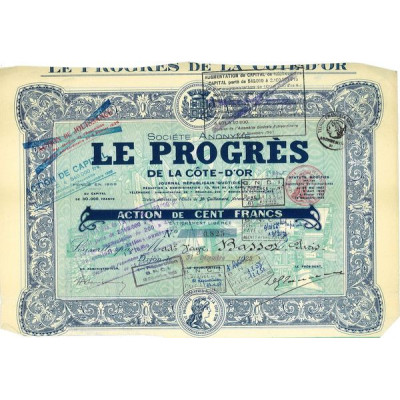 S.A. le Progrès de la Côte-d'Or (1925)